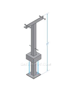 DoorKing 1000-045 Post Mount