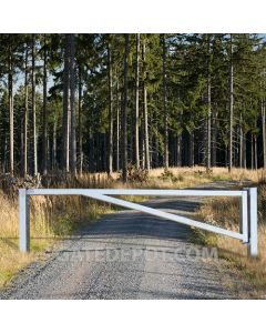 DuraGate DGT-BS Super-Duty Steel Barrier Gate Square Tubular 10-1/2 - 16 Ft. Long Kit