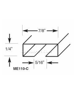 Miller Edge ME110-C Mounting Channel