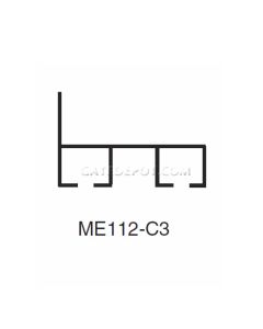 Miller Edge ME112-C3 Mounting Channel