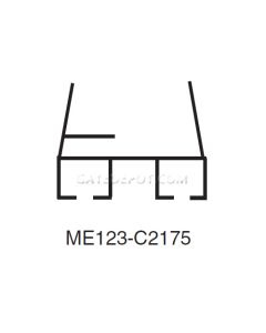 Miller Edge ME123-C2175 Mounting Channel