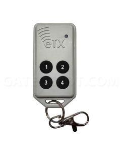 AES Global E-TX E-Transmitter - 4 Button / Key Fob