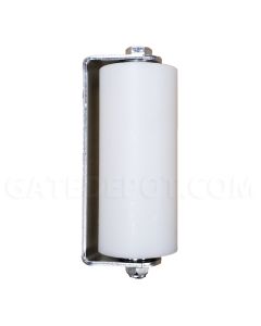 All-O-Matic GRW-6B-BR Single Guide Roller - 6" / White