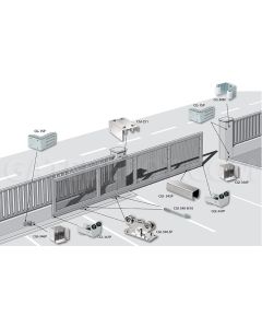Comunello DuraGates CGI-350.5P Cantilever Gate Hardware - Stainless Steel / 880 Lbs