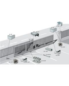 Comunello DuraGates CGS-350.8P Cantilever Gate Hardware - Galvanized Steel / 1,700 Lbs