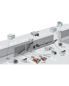 Comunello DuraGates CGS-500.8G Integrator Cantilever Gate Hardware - Galvanized Steel / 2,645 Lbs