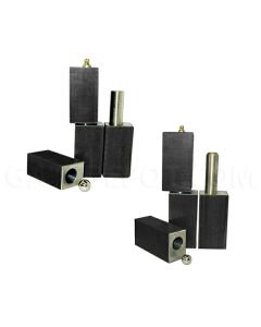 Duragate BHRC Block Hinges - Rectangle / Black Primer Finish