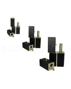 Duragate BHSQ Block Hinges - Square / Black Primer Finish