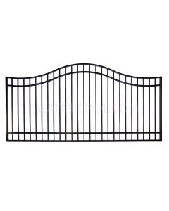 DuraGate Bell Curve Driveway Gate - Single / 12' W x 4' H