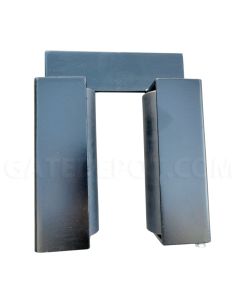 Duragate DR6-UL Triple Sided Double Guide Rollers - 6" UHMW / Black