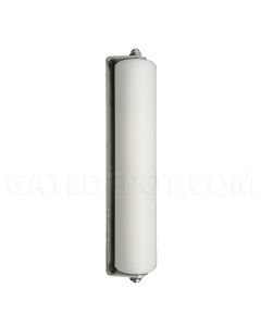Duragate GR12KTPLHDW Deluxe Single Guide Roller w/ Bearing - 12" UHMW / White