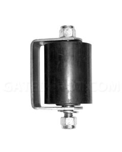 DuraGate GR3KT Single Guide Roller - 3" Rubber / Black