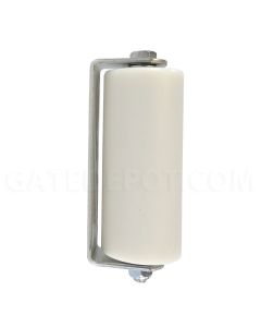 Duragate GR6KTPLHDW Deluxe Single Guide Roller - 6" UHMW / White
