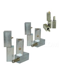 Duragate Block Hinges - Zinc Plated