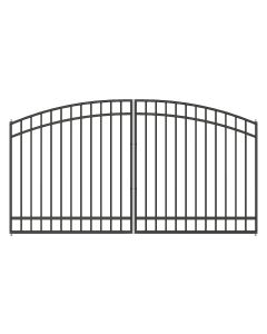 DuraGate Modular Arch Top Driveway Gate - Dual / 11' W x 5' H
