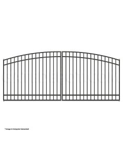 DuraGate Modular Arch Top Driveway Gate - Dual / 14' W x 5' H
