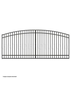 DuraGate Modular Arch Top Driveway Gate - Single / 14' W x 5' H

