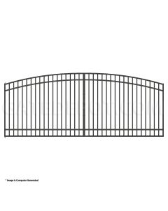 DuraGate Modular Arch Top Driveway Gate - Single / 15' W x 5' H
