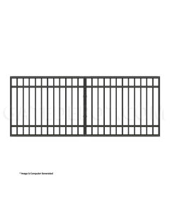 DuraGate Modular Flat Top Driveway Gate - Single / 10' W x 4' H