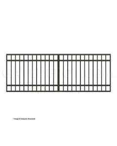 DuraGate Modular Flat Top Driveway Gate - Single / 11' W x 4' H
