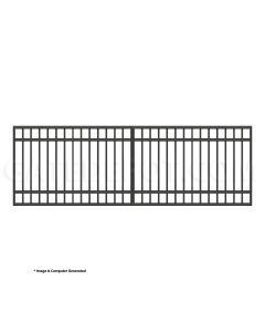 DuraGate Modular Flat Top Driveway Gate - Single / 12' W x 4' H
