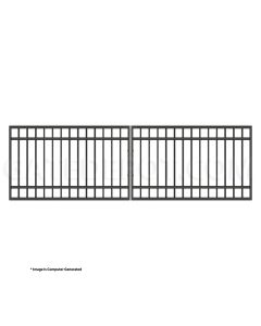 DuraGate Modular Flat Top Driveway Gate - Dual / 13' W x 4' H
