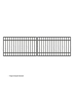 DuraGate Modular Flat Top Driveway Gate - Dual / 14' W x 4' H

