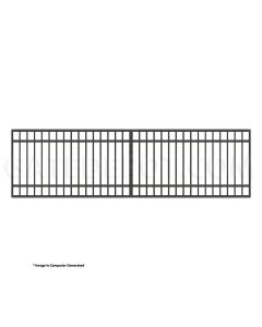 DuraGate Modular Flat Top Driveway Gate - Single / 14' W x 4' H

