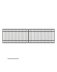 DuraGate Modular Flat Top Driveway Gate - Dual / 15' W x 4' H
