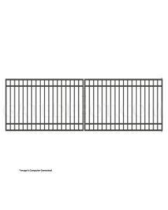 DuraGate Modular Flat Top Driveway Gate - Dual / 15' W x 5' H
