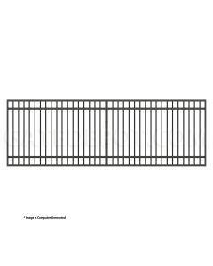 DuraGate Modular Flat Top Driveway Gate - Single / 15' W x 5' H
