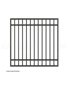 DuraGate Modular Flat Top Pedestrian Gate - 5' W x 5' H