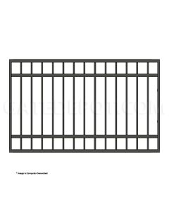 DuraGate Modular Flat Top Pedestrian Gate - 6-1/2' W x 4' H