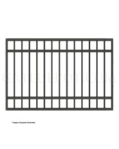 DuraGate Modular Flat Top Pedestrian Gate - 6' W x 4' H