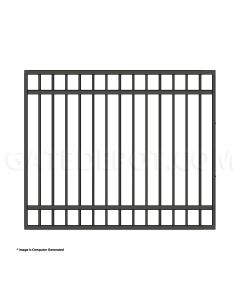 DuraGate Modular Flat Top Pedestrian Gate - 6' W x 5' H