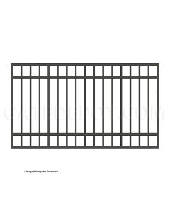 DuraGate Modular Flat Top Pedestrian Gate - 7' W x 4' H