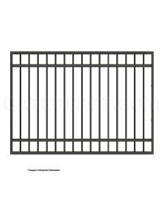 DuraGate Modular Flat Top Pedestrian Gate - 7' W x 5' H
