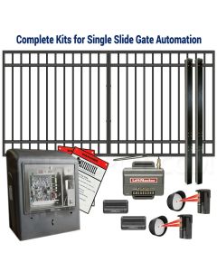 DuraGate Slide Gate & Automation Kit - Modular Flat Top 10x5' Single
