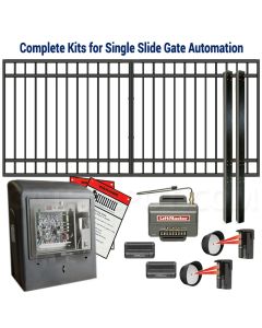 DuraGate Slide Gate & Automation Kit - Modular Flat Top 11x5' Single
