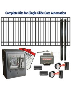 DuraGate Slide Gate & Automation Kit - Modular Flat Top 12x5' Single

