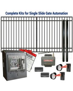 DuraGate Slide Gate & Automation Kit - Modular Flat Top 12x6' Single
