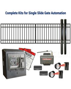 DuraGate Slide Gate & Automation Kit - Modular Flat Top 13x4' Single
