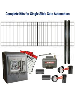 DuraGate Slide Gate & Automation Kit - Modular Flat Top 15x5' Single
