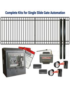 DuraGate Slide Gate & Automation Kit - Modular Flat Top 15x6' Single
