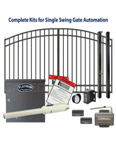DuraGateSwing Gate & Automation Kit - Modular Arch Top 10x5' Single
