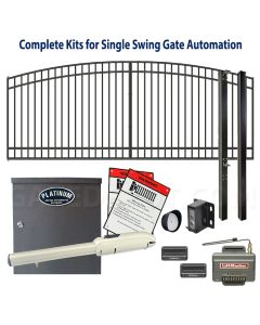 DuraGate Swing Gate & Automation Kit - Modular Arch Top 15x5' Single