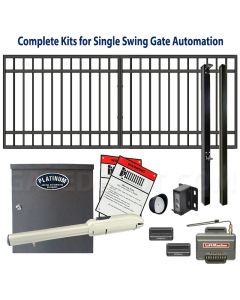 DuraGate Swing Gate & Automation Kit - Modular Flat Top 10x4' Single
