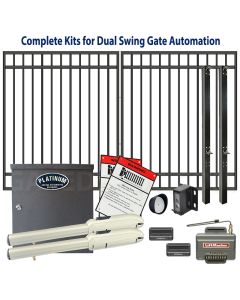 DuraGate Swing Gate & Automation Kit - Modular Flat Top 10x6' Dual
