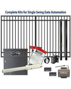 DuraGate Swing Gate & Automation Kit - Modular Flat Top 10x6' Single
