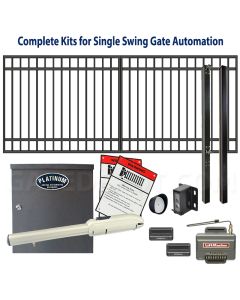 DuraGate Swing Gate & Automation Kit - Modular Flat Top 12x5' Single
